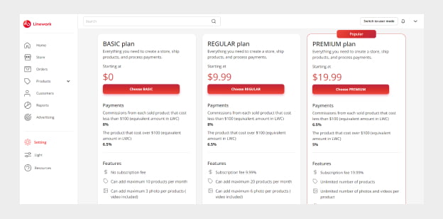 LineWork: Revolutionizing E-commerce with Cryptocurrency & NFTs Through Modern Web Solutions