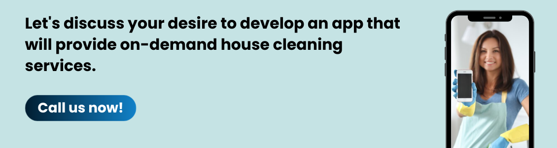 contact us for on-demand house cleaning services