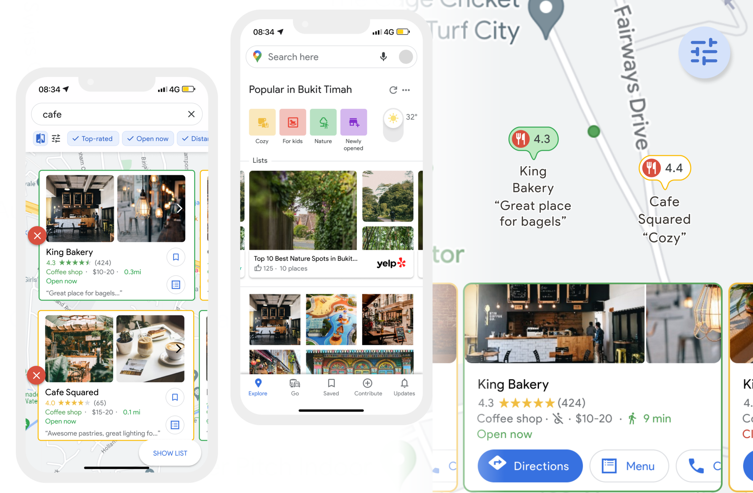 Google maps Case Studies of AI Integration in UX Design