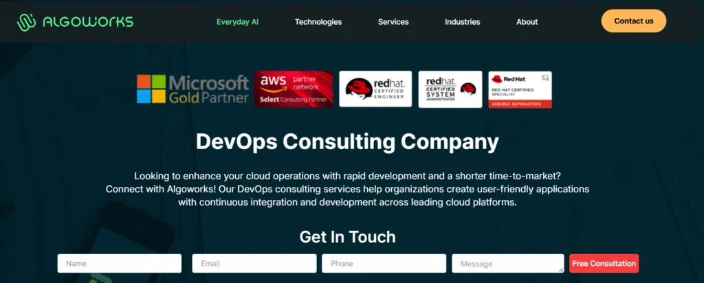 Top DevOps Consulting Companies in 2025-26 15 Algoworks- DevOps consulting