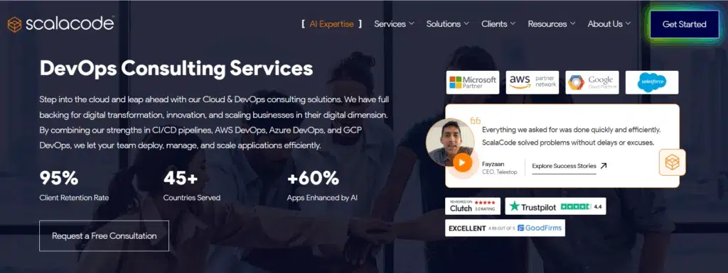 Top DevOps Consulting Companies in 2025-26 8 ScalaCode- Best DevOps Consulting Companies