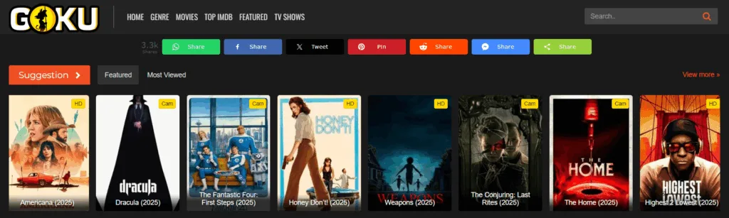 Top 23 Soap2day Alternatives 25 Goku