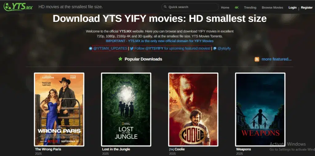 Top 23 Soap2day Alternatives 22 YTS