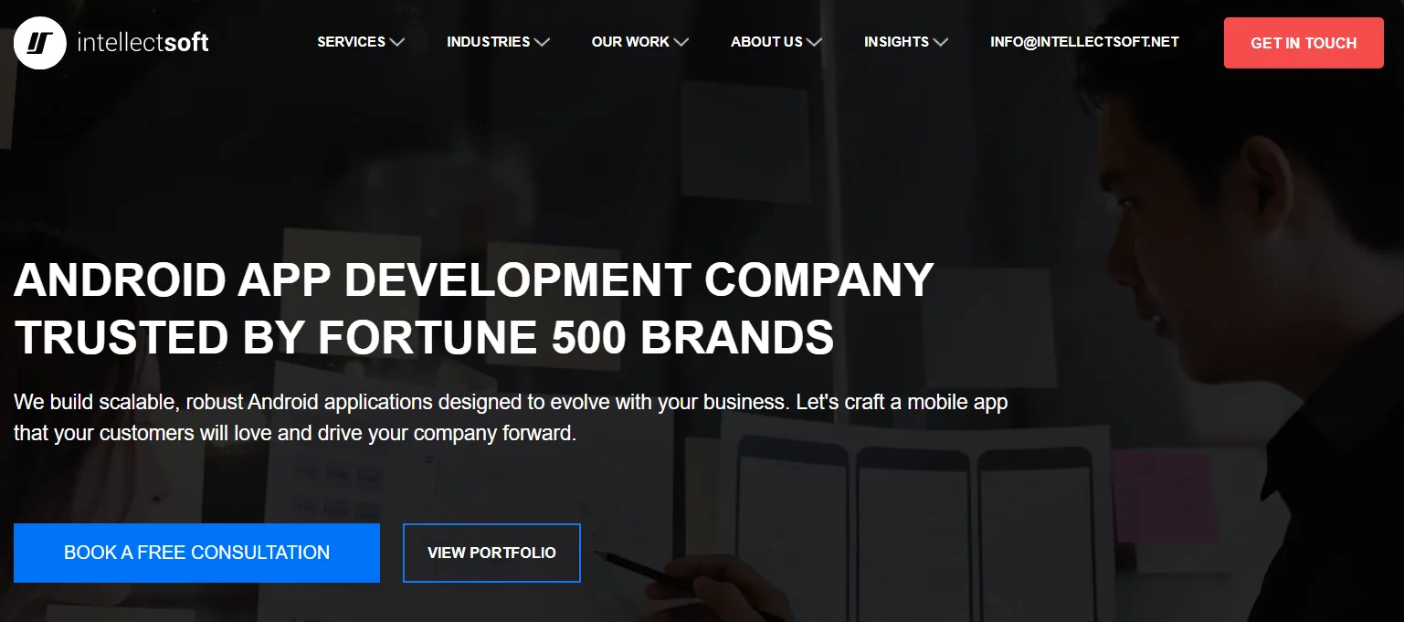 21+ Top Android App Development Companies Worldwide 17 Intellectsoft- Top Android Mobile App Development Companies