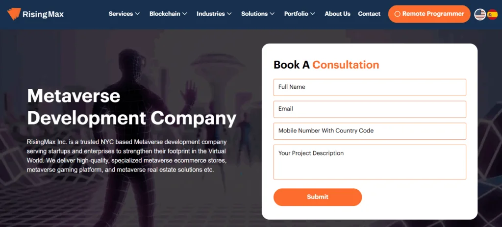 Top Metaverse Development Companies 13 RisingMax- Metaverse Development Company