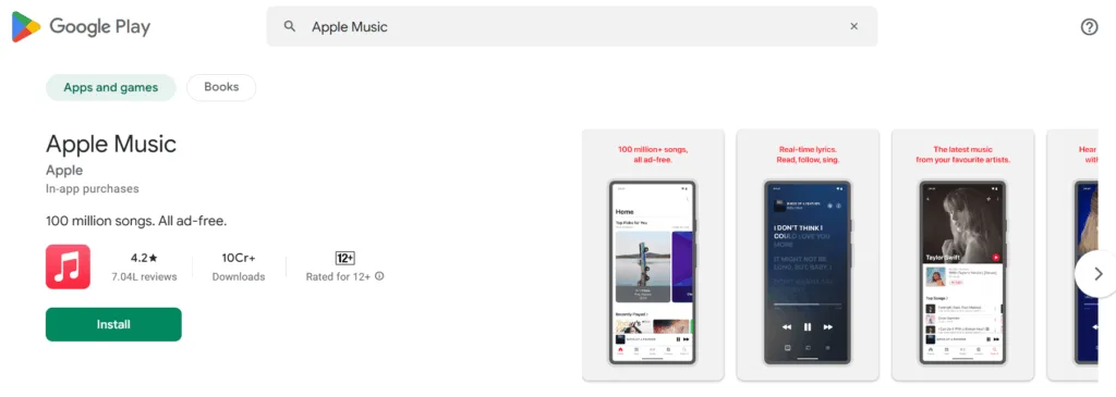 23 Best Free Offline Music Apps for Android & iOS (2026 Edition) 9 Apple Music- Best offline music app