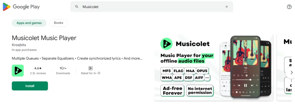 23 Best Free Offline Music Apps for Android & iOS (2026 Edition) 27 Musicolet- best offline music app
