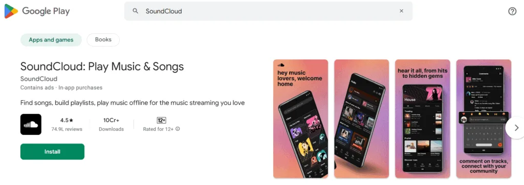 23 Best Free Offline Music Apps for Android & iOS (2026 Edition) 10 SoundCloud- Top Music app