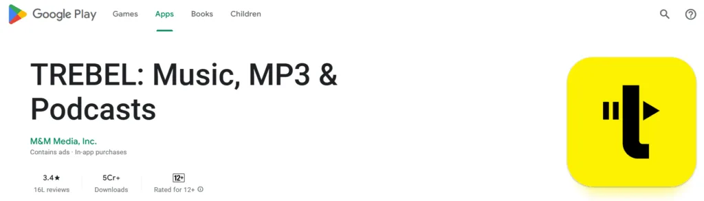 23 Best Free Offline Music Apps for Android & iOS (2026 Edition) 8 Trebel- free offline music application