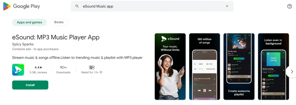 23 Best Free Offline Music Apps for Android & iOS (2026 Edition) 14 eSound Music app